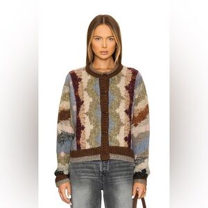 MOTHER Bumpy Trails Soaring Cardigan size Medium NWT